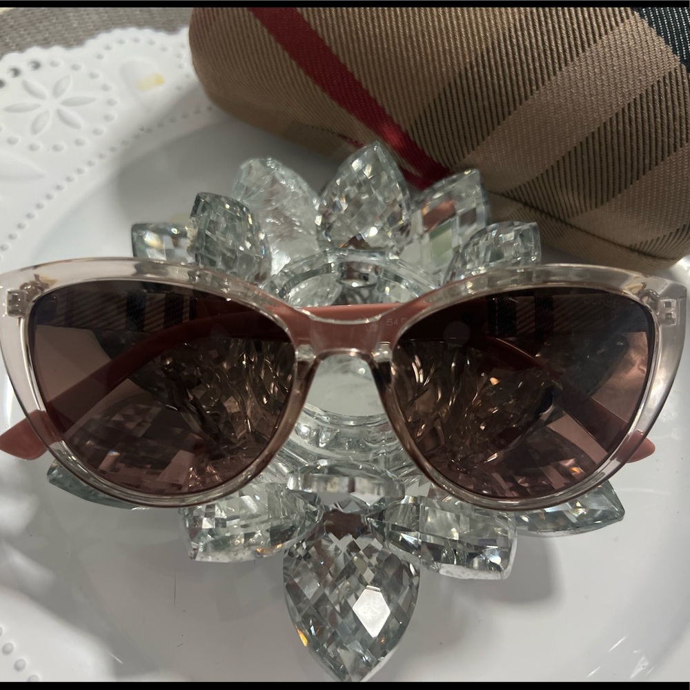 New women’s shoes UV400 frames pink Burberry sunglasses